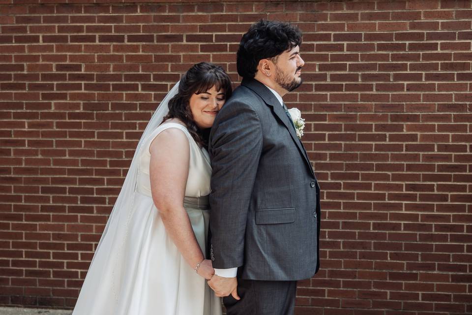 Bride & Groom First Touch