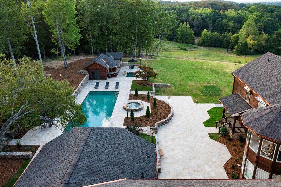 Back yard view