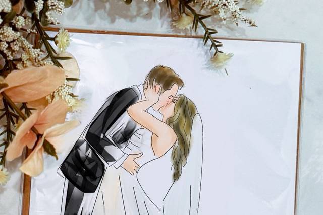 Newlyweds drawing