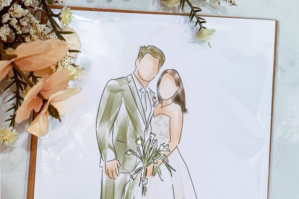 Couple illustration