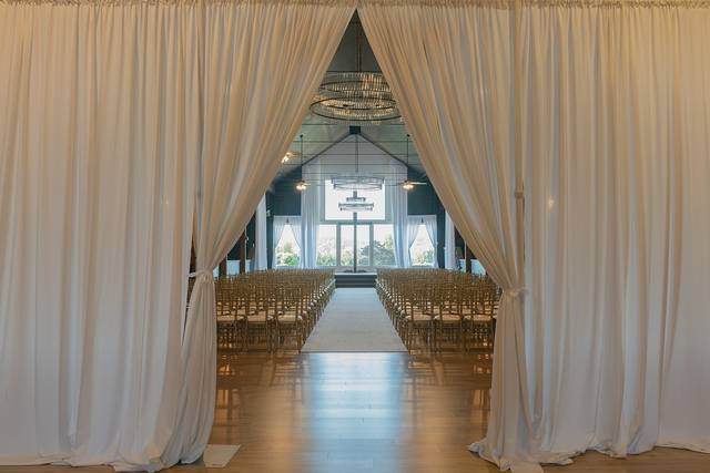 Indoor Ceremony draping