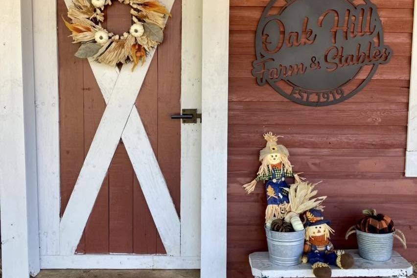 Barn Door and Sign