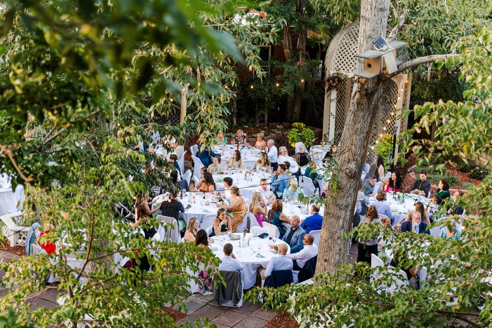 Dinner in the Gardens