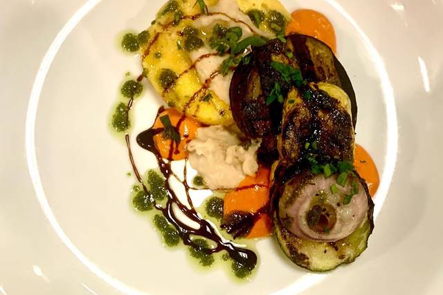 Grilled vegetable entree