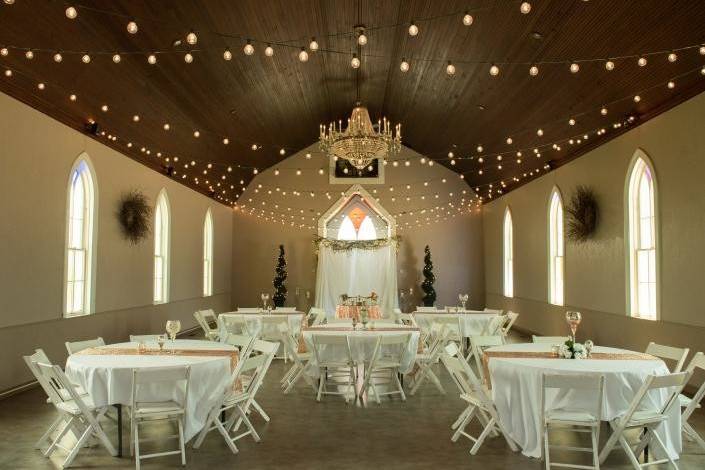 Wedding reception space