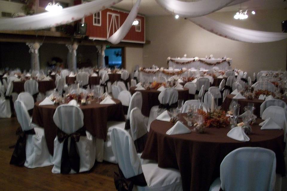 Wedding reception