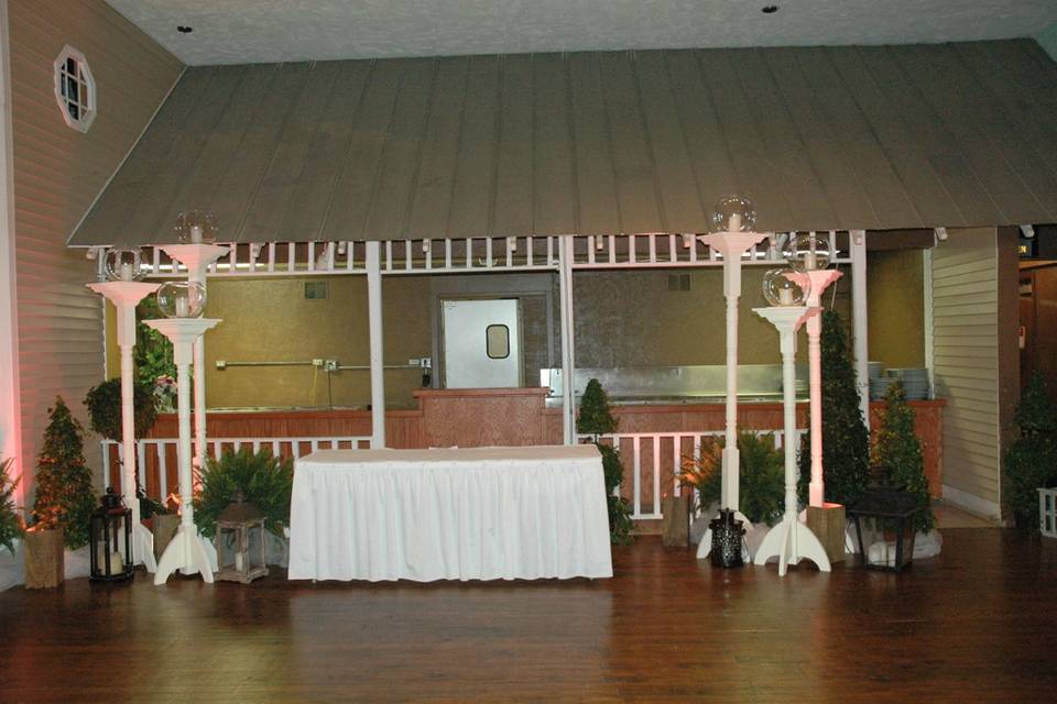 Wedding setup