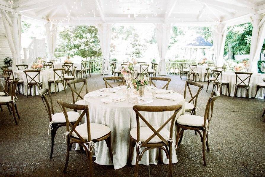 Wedding receptions are customized by each couple so the venue reflects your own style.