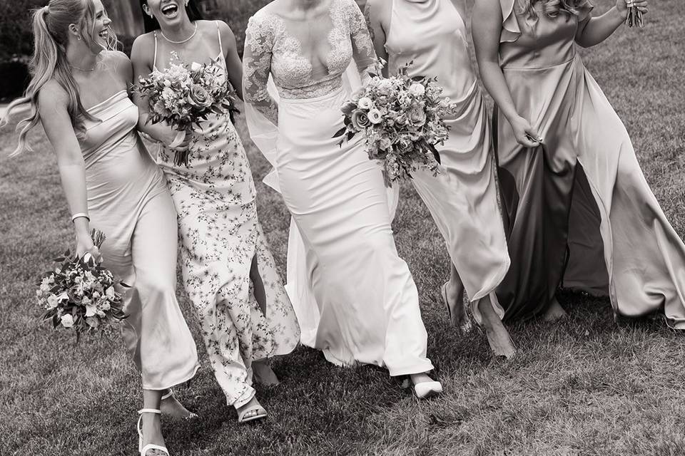 The bride and her girls!