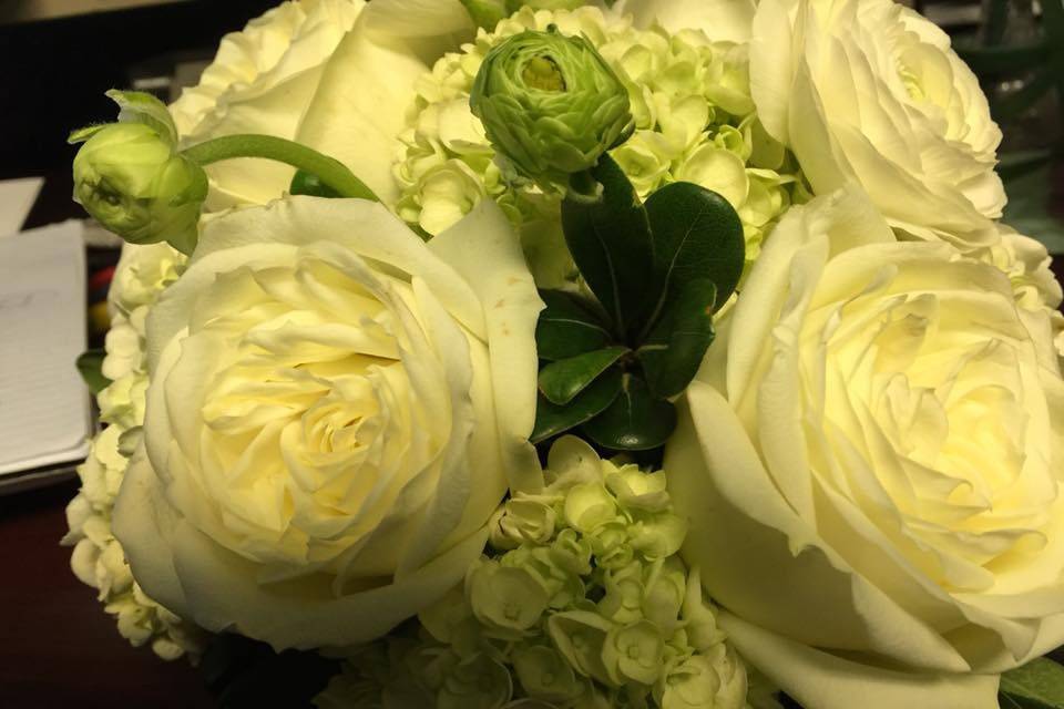 White floral arrangement