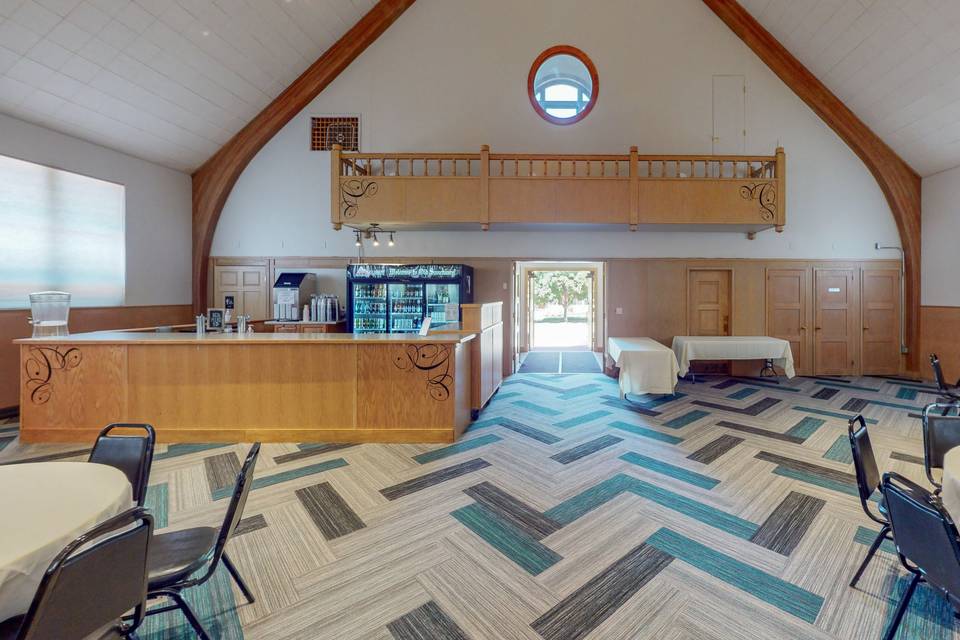Front entry and bar area