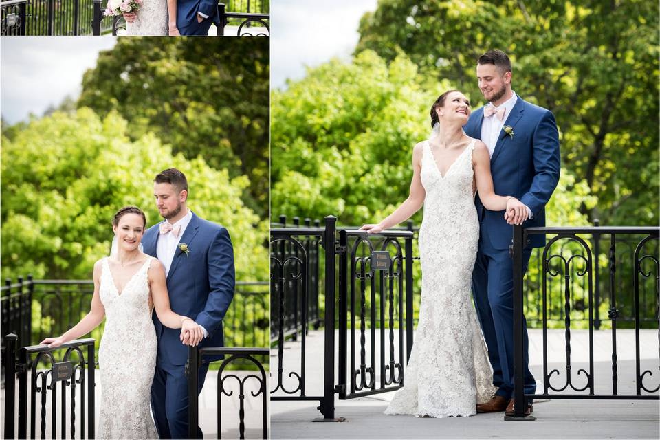 Bride and groom portrait