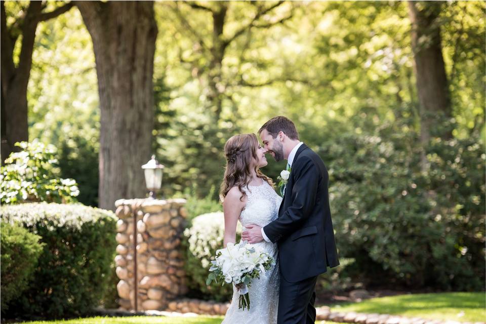 Bride and groom portrait