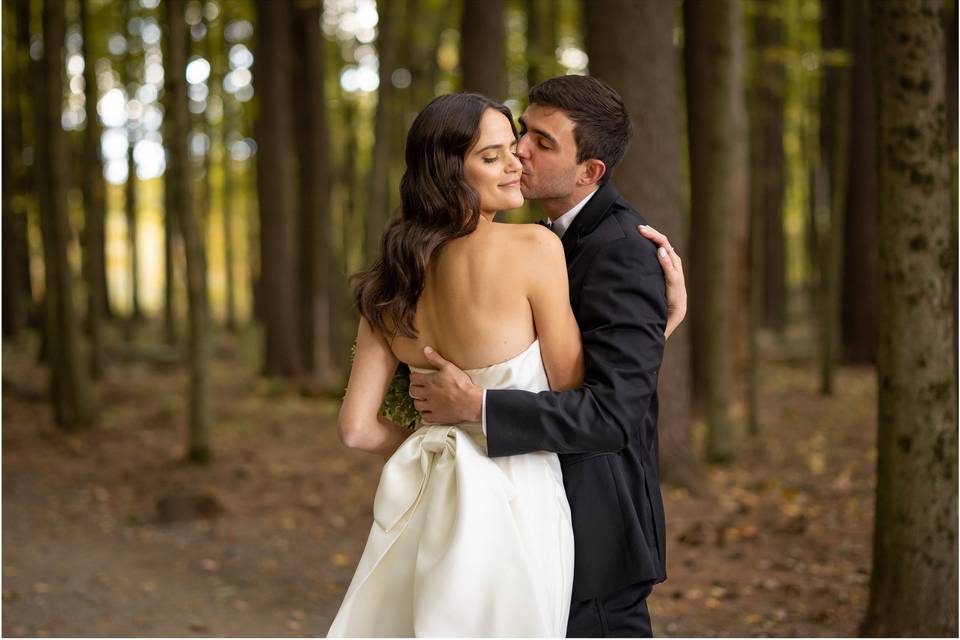 Bride and groom portrait