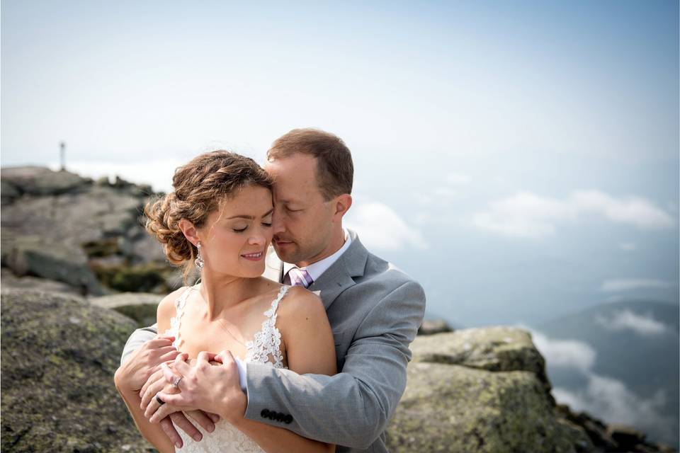 Bride and groom portrait