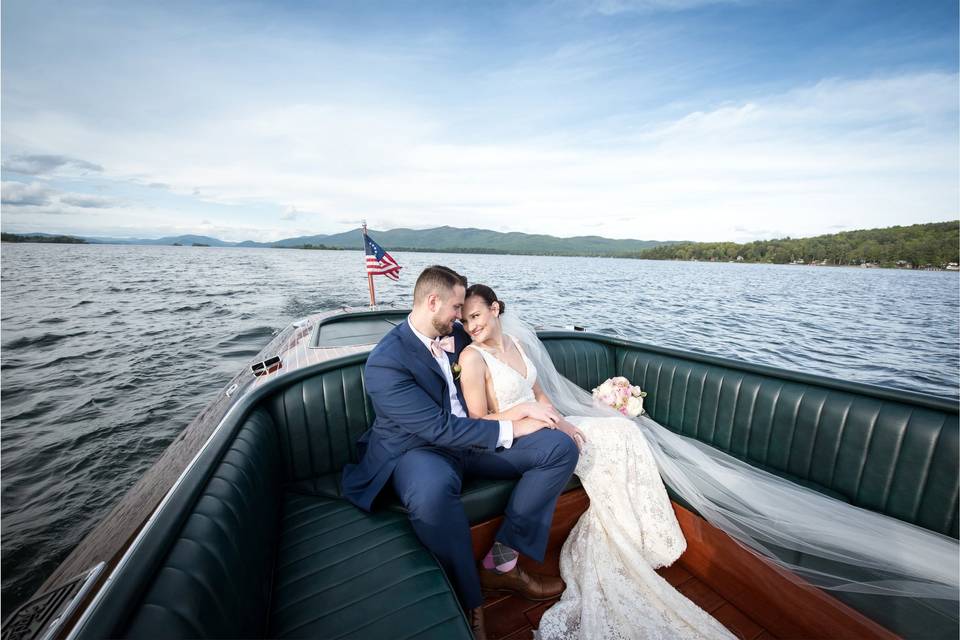 Bride and groom portrait