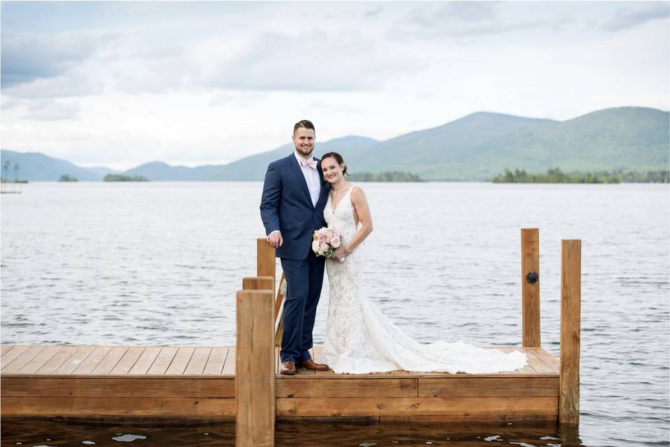 Bride and groom portrait