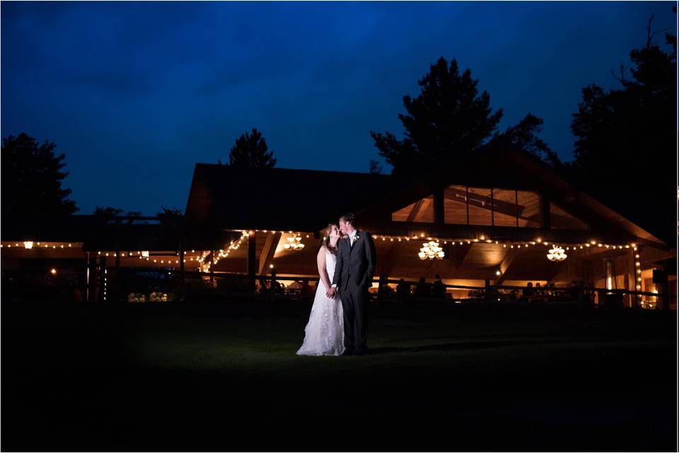 Bride and groom portrait