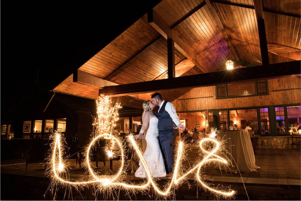 Bride and groom portrait