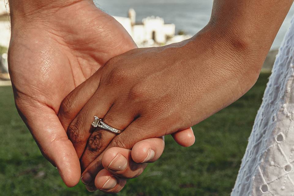 In your hand.