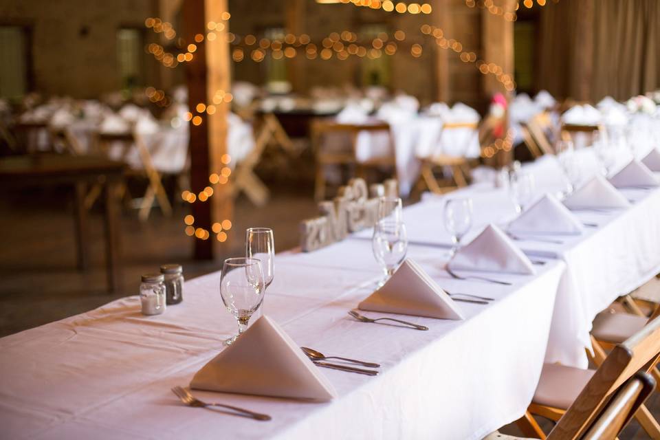 Wedding Party Head Table