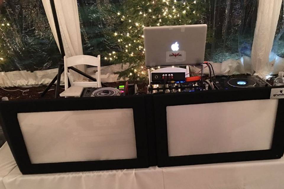 DJ setup