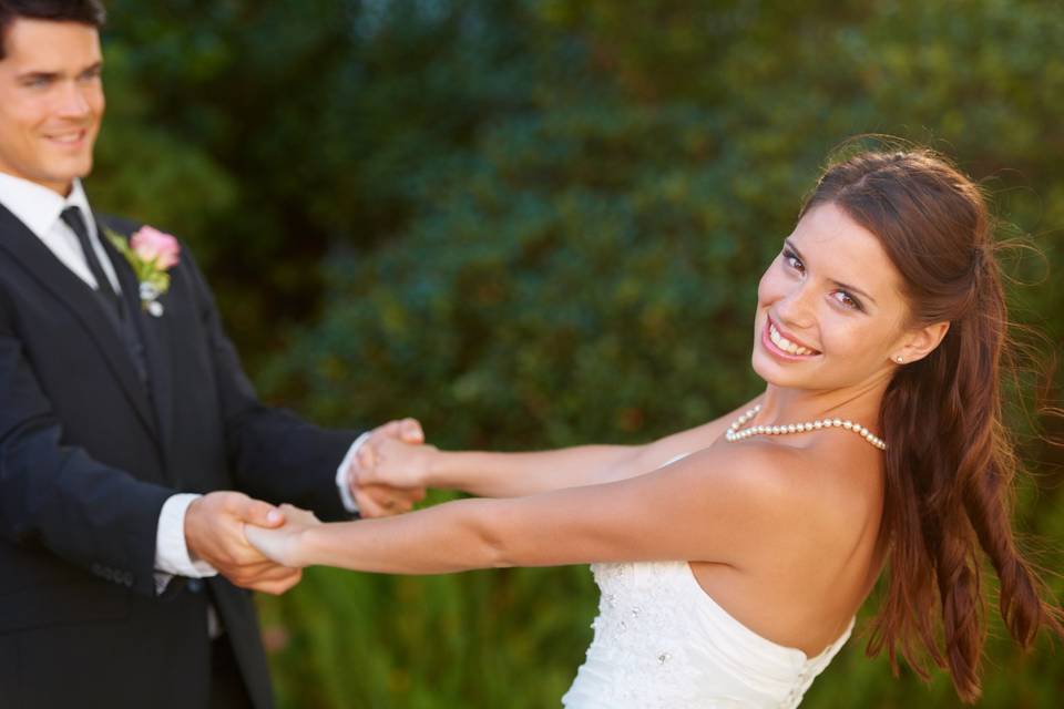 Happy bride