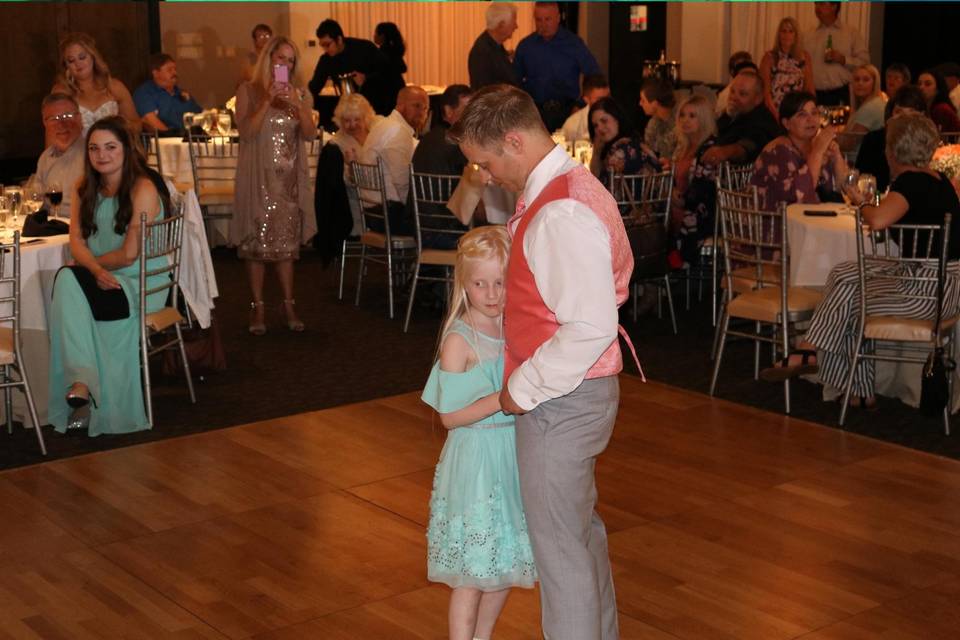 Groom Dancing with daughter