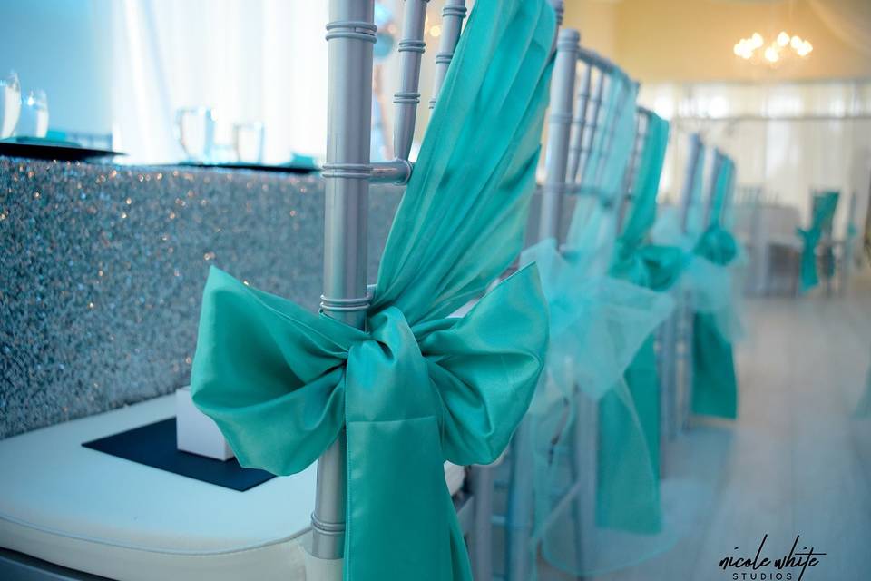 Wedding chair decor