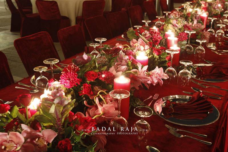 Elegant Candle lit table