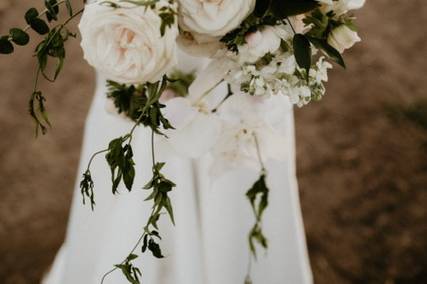 Soft romantic bridal bouquet