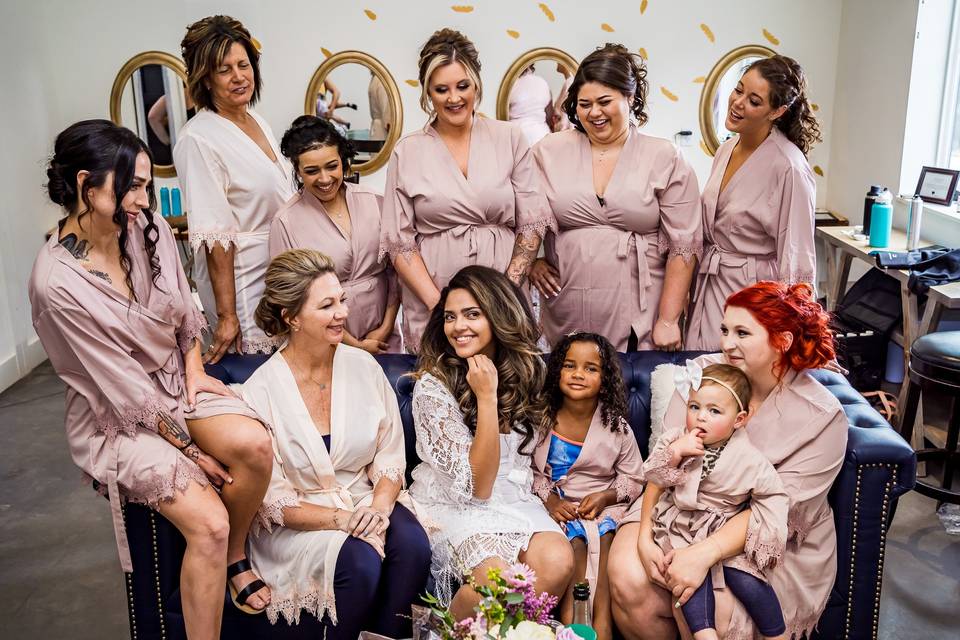 Beautiful bridesmaids