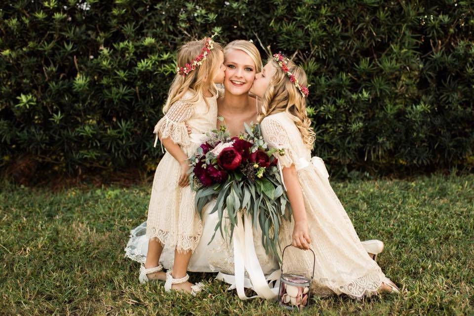 Burgundy peony and blush roses  bride bouquet