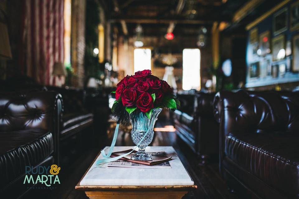 Red rose bouquet