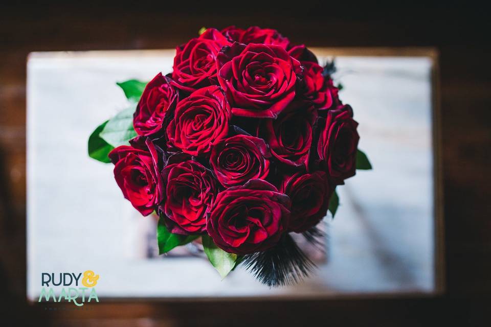 Red rose bouquet