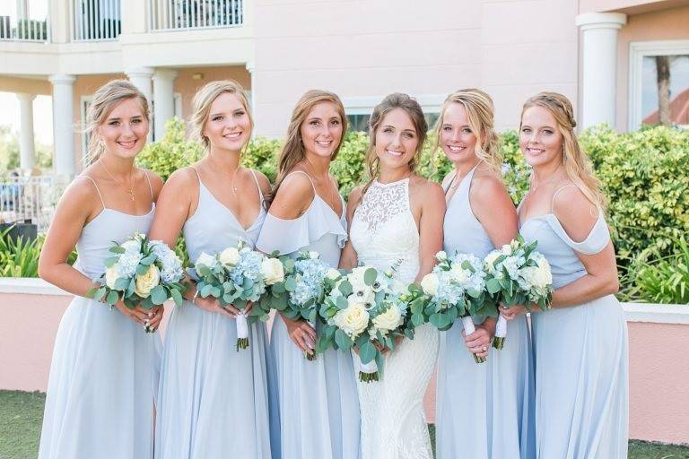 White and Blue Flowers