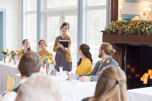 Solarium Head Table Toasts