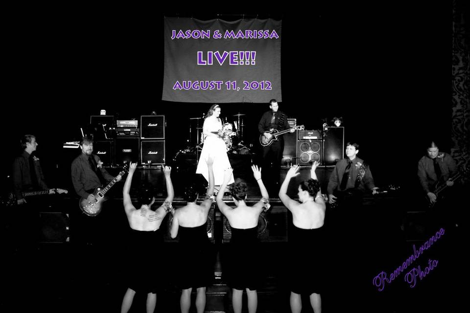 Jason & Marissa's Wedding reception. The Lions Club. Michigan Center, Michigan. 8-11-12.