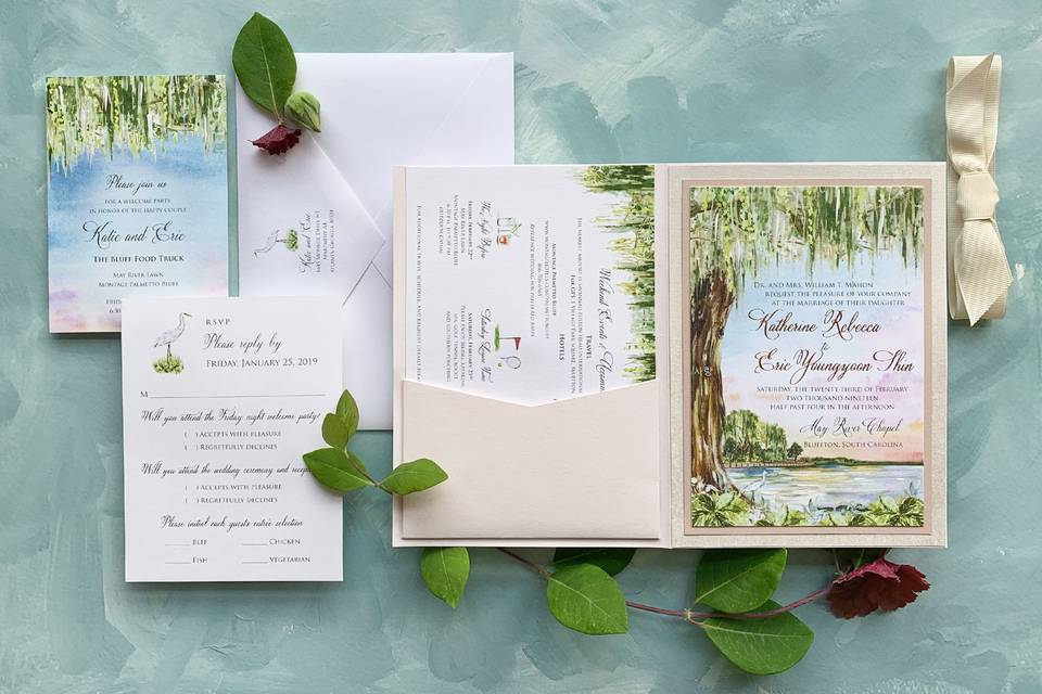 Coastal Landscape Invite