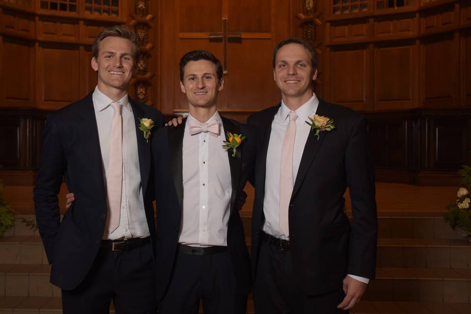 Bridal party at Yale