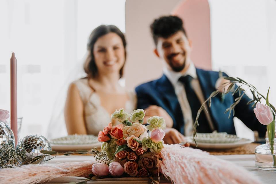 All smiles on their big day