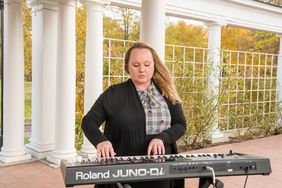 Indoor and Outdoor Pianist