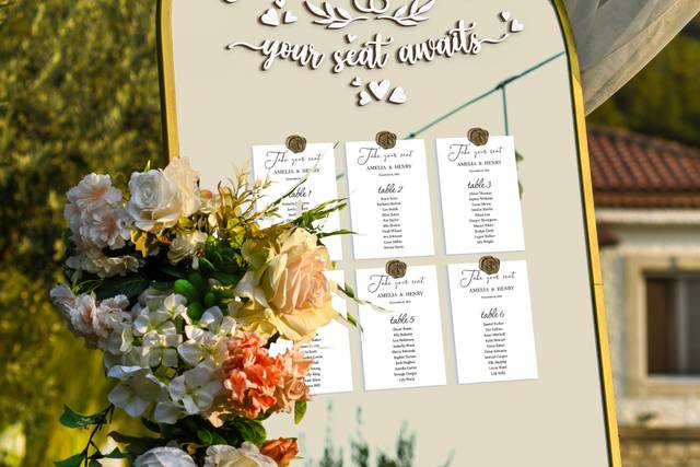 Seating Chart Board