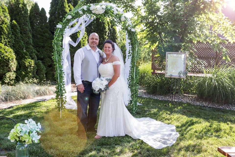 Bride and groom