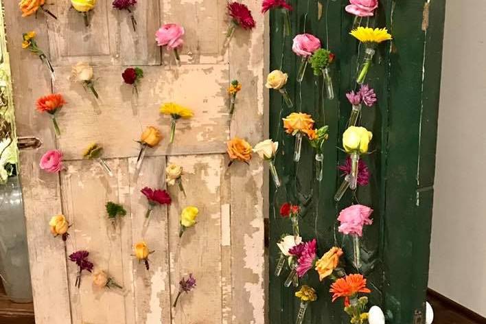 Flower wall