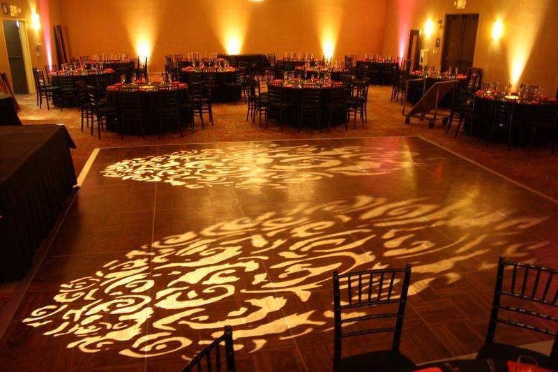 Wedding reception
and dance floor