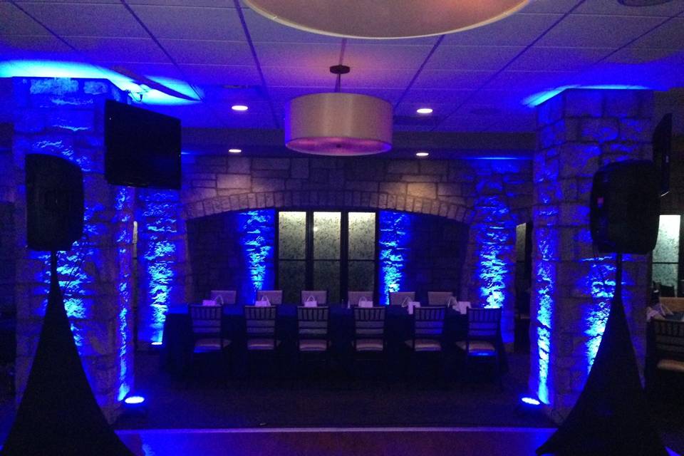 Reception lighting