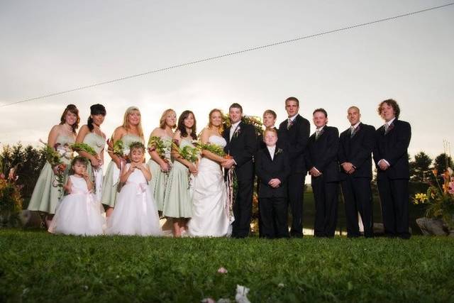 Wedding group photo