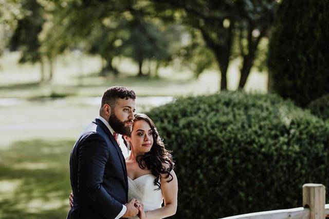 Newlyweds portrait