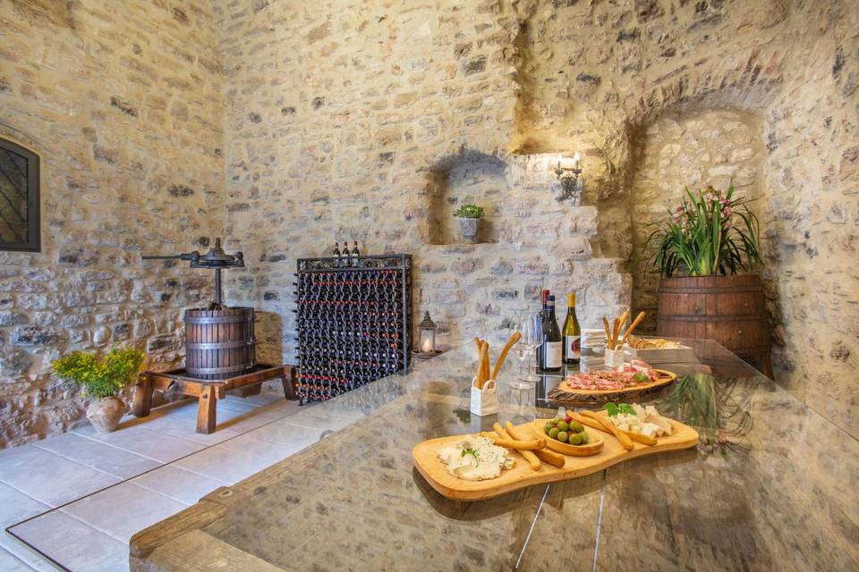 Medieval cellar